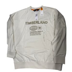 Timberland Brushed Cream Crewneck Sweatshirt - Size: XL